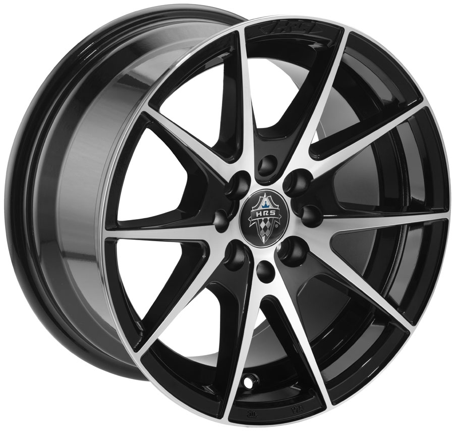 Black Color with Inner Red Ring (H 797 CONCAVE) HRS TAIWAN, PCD100