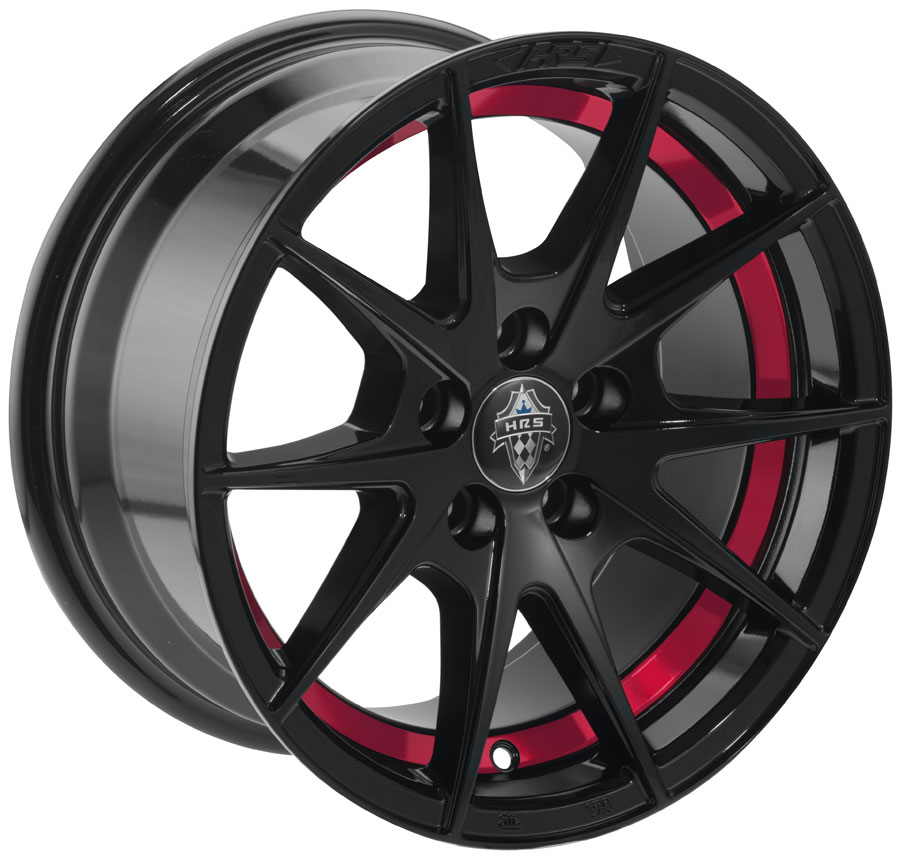 Black Color with Inner Red Ring (H 797 CONCAVE) HRS TAIWAN, PCD100